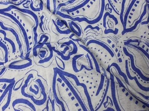 Keten folyo baskılı örgü kumaş: Tam Teknik ve Moda Rehberi